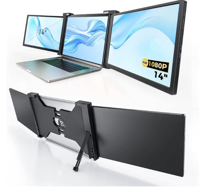 14 Inch Triple Portable Monitor Laptop Screen