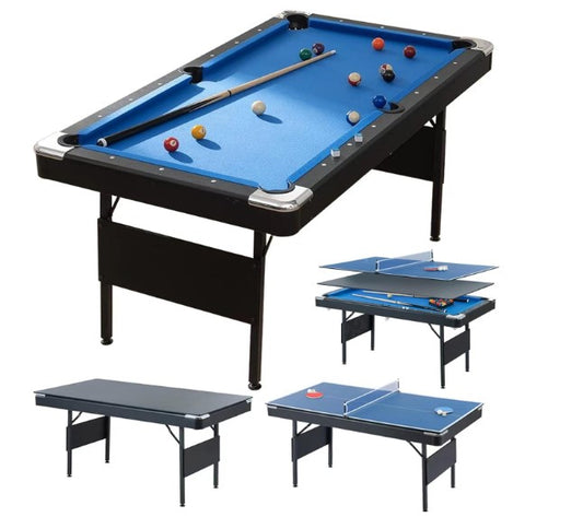 3 in 1 Pool Table Ping Pong Dining Table