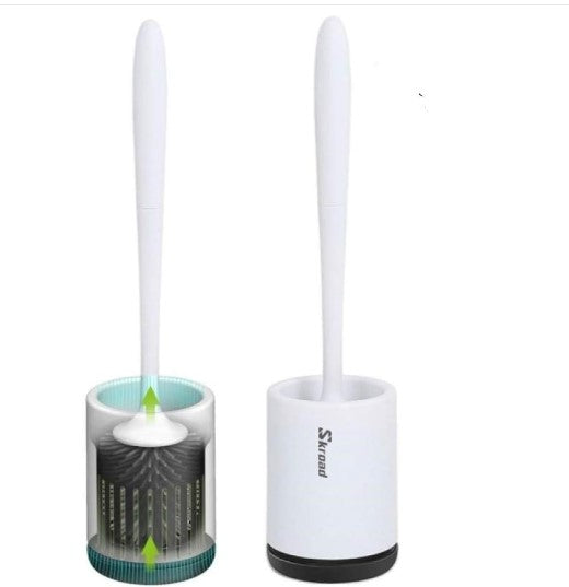 Toilet Brushes with Clean Silicone Bristle