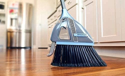 2-in-1 Sweeper with Built-in Vacuum