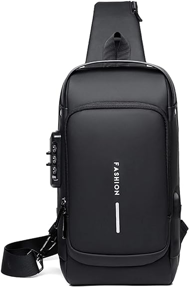 Business Shoulder Bag with USB Charging Port