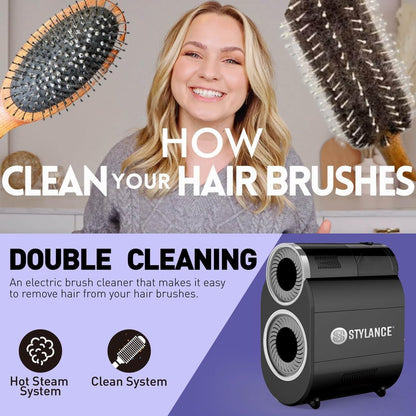 Automatic Hair Brush Cleaning Tool