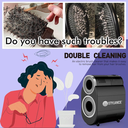 Automatic Hair Brush Cleaning Tool