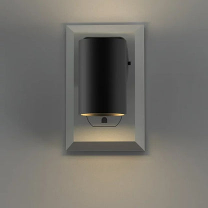 Black Cylinder LED Night Light