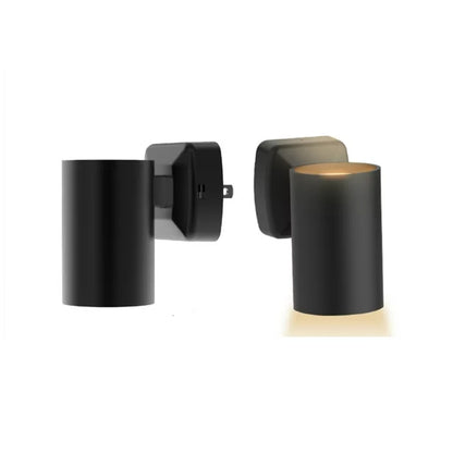 Black Cylinder LED Night Light