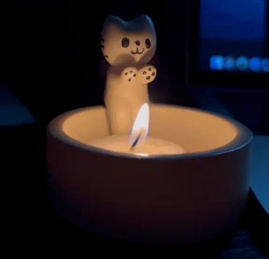 Cat Candle Holder