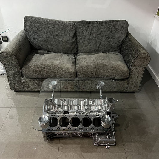 V8 Engine Block Coffee Table