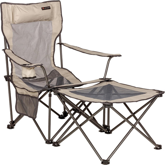 Two-Position Vented Reclining Camping Chair